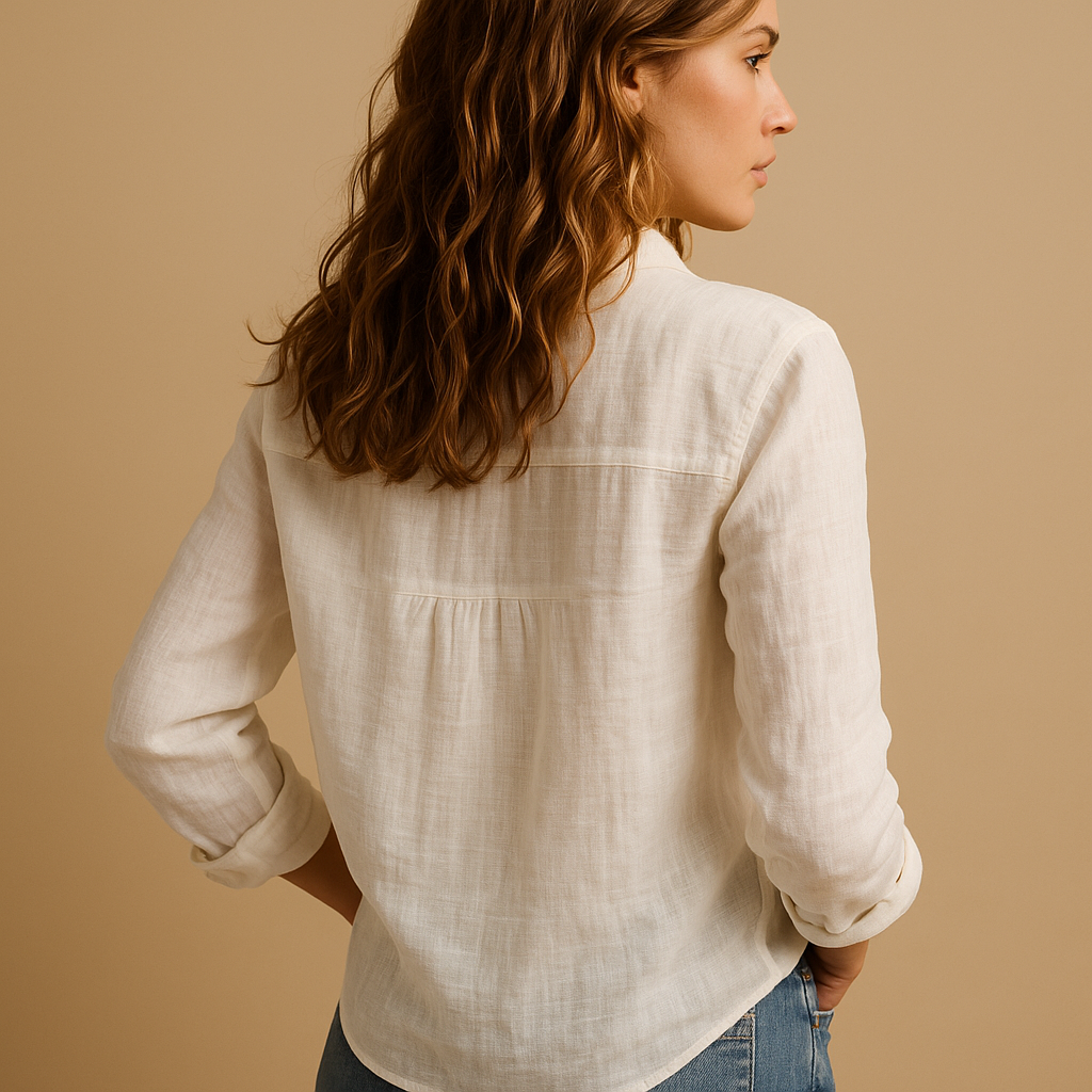 Damen Bluse aus leichtem, atmungsaktivem Gewebe | Serena-Zermatt Boutique