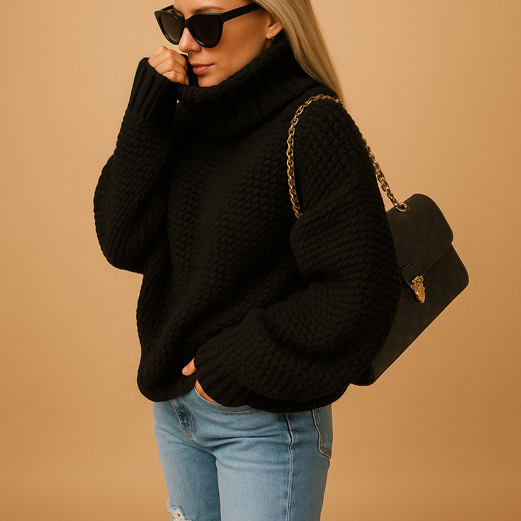 Damenpullover aus atmungsaktivem Strick in klassischem Design | Rita-Zermatt Boutique