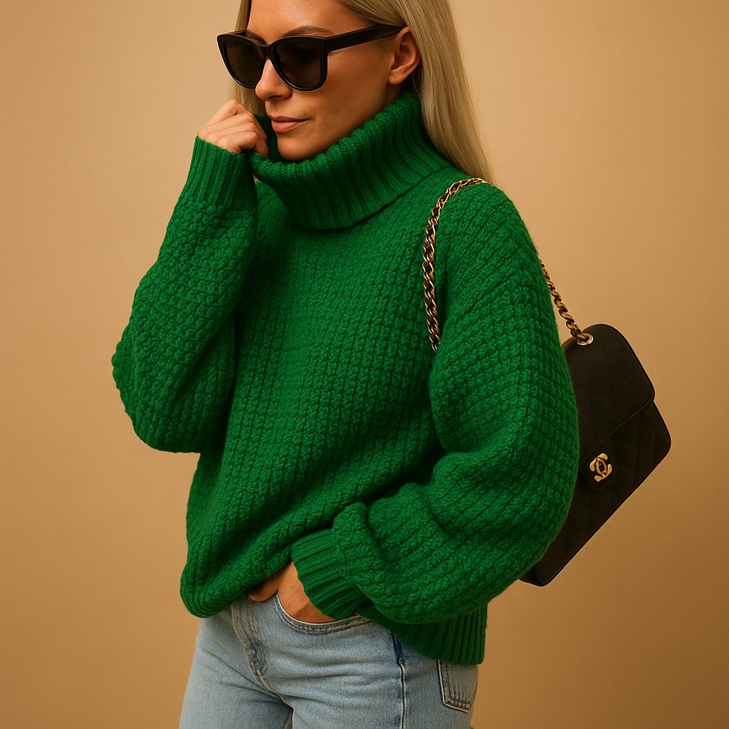 Damenpullover aus atmungsaktivem Strick in klassischem Design | Rita-Zermatt Boutique