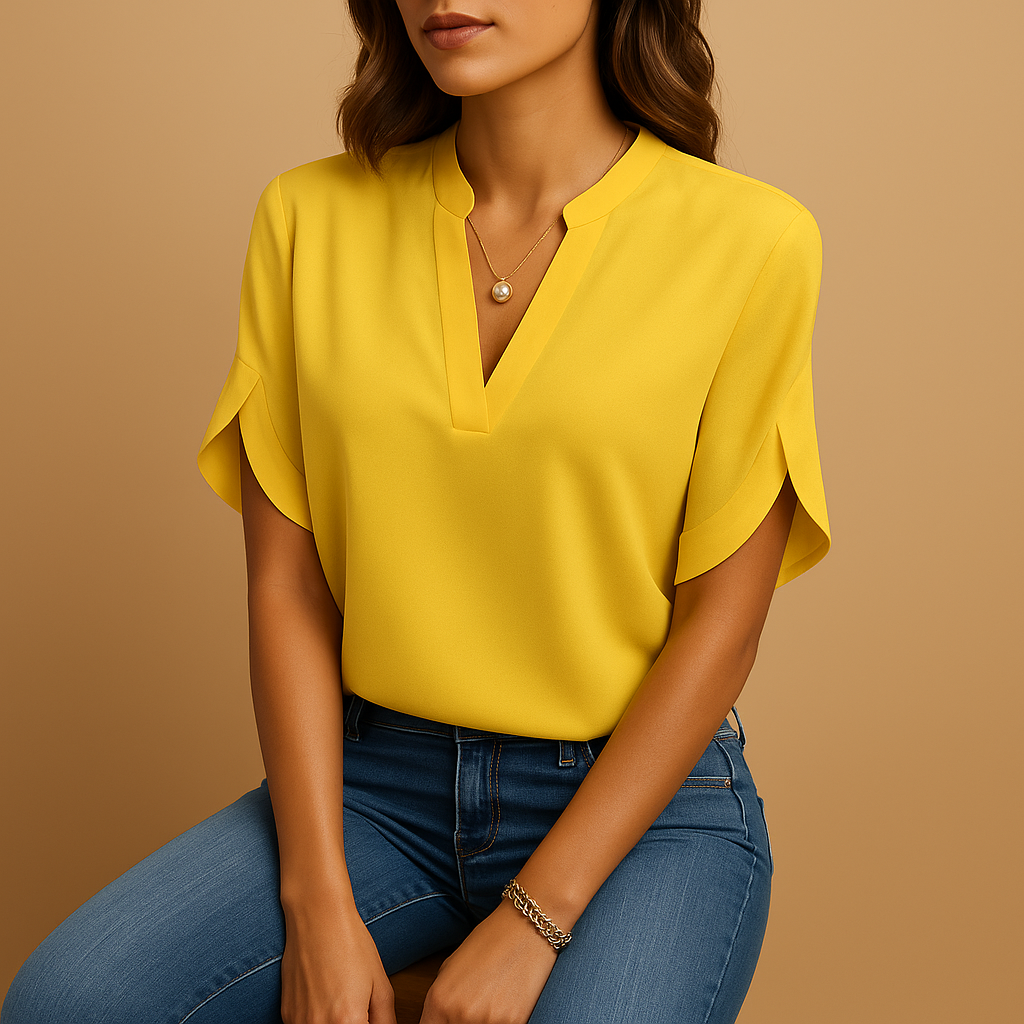 Elegante Bluse Damen aus atmungsaktivem Baumwollgemisch | Anna-Zermatt Boutique