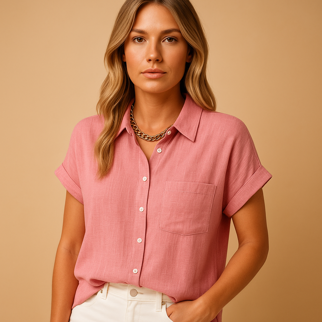 Elegante Bluse Damen aus atmungsaktivem Material | Lina-Zermatt Boutique