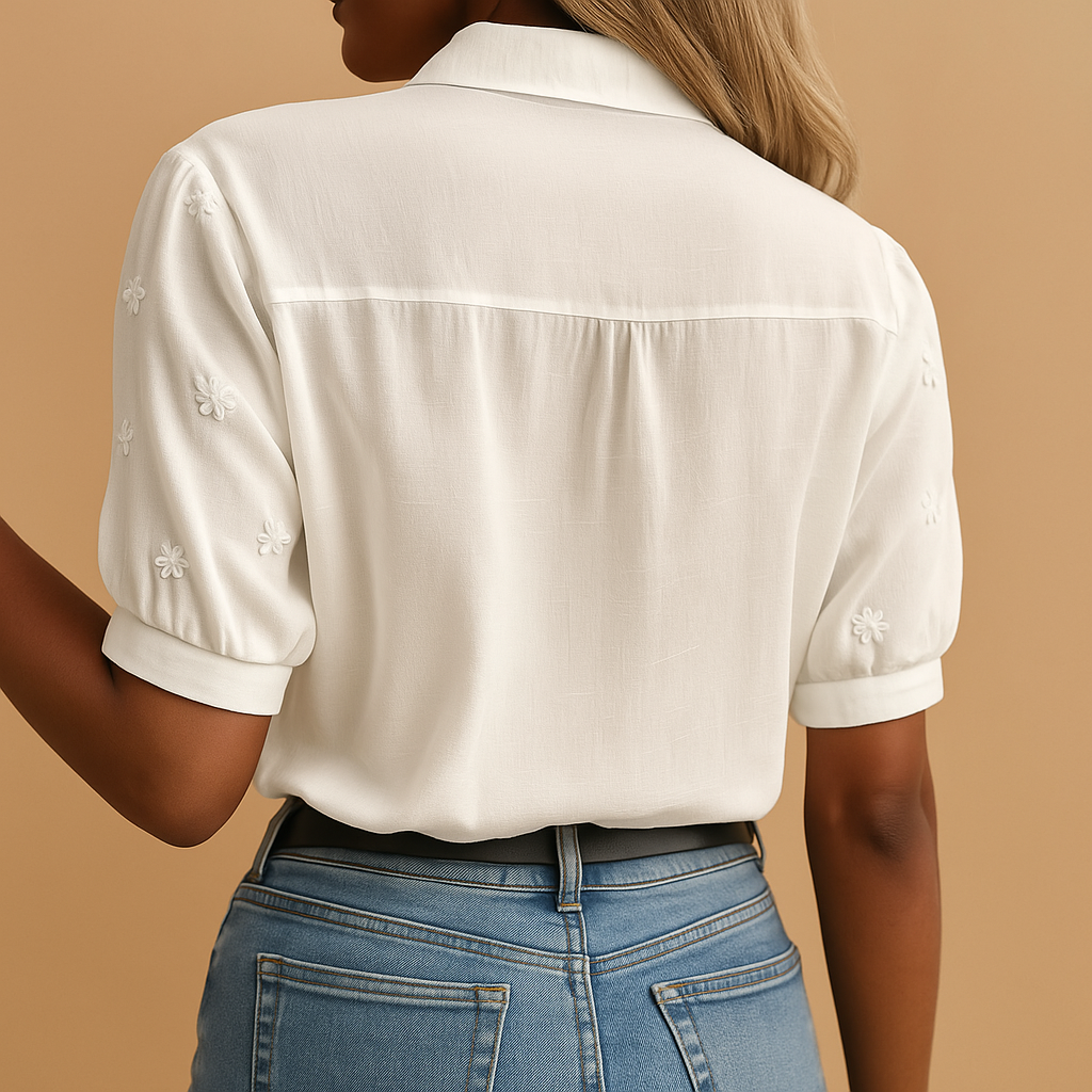 Elegante Bluse Damen mit Klassischem Kragen für Jeden Anlass | Elvira-Zermatt Boutique