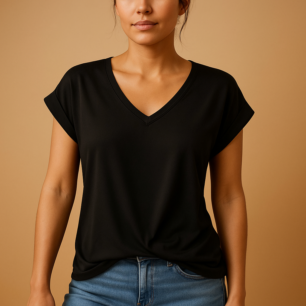 Elegante Bluse Damen mit V-Ausschnitt für stilvolle Looks | Joline-Zermatt Boutique