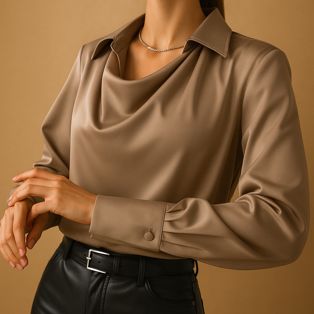 Elegante Bluse Damen mit langen Ärmeln für jeden Anlass | Mirthe-Zermatt Boutique