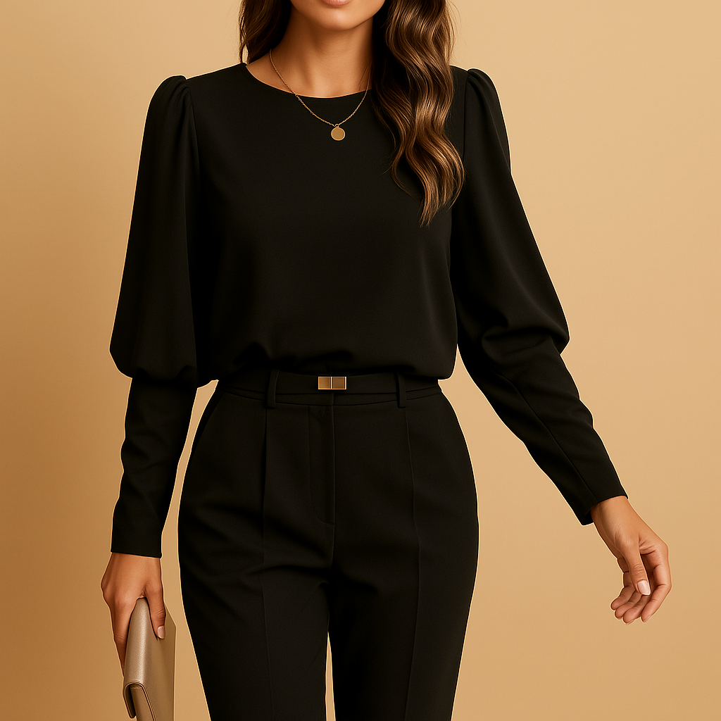 Elegante Bluse für Damen, Atmungsaktive Herbstmode | Luna-Zermatt Boutique
