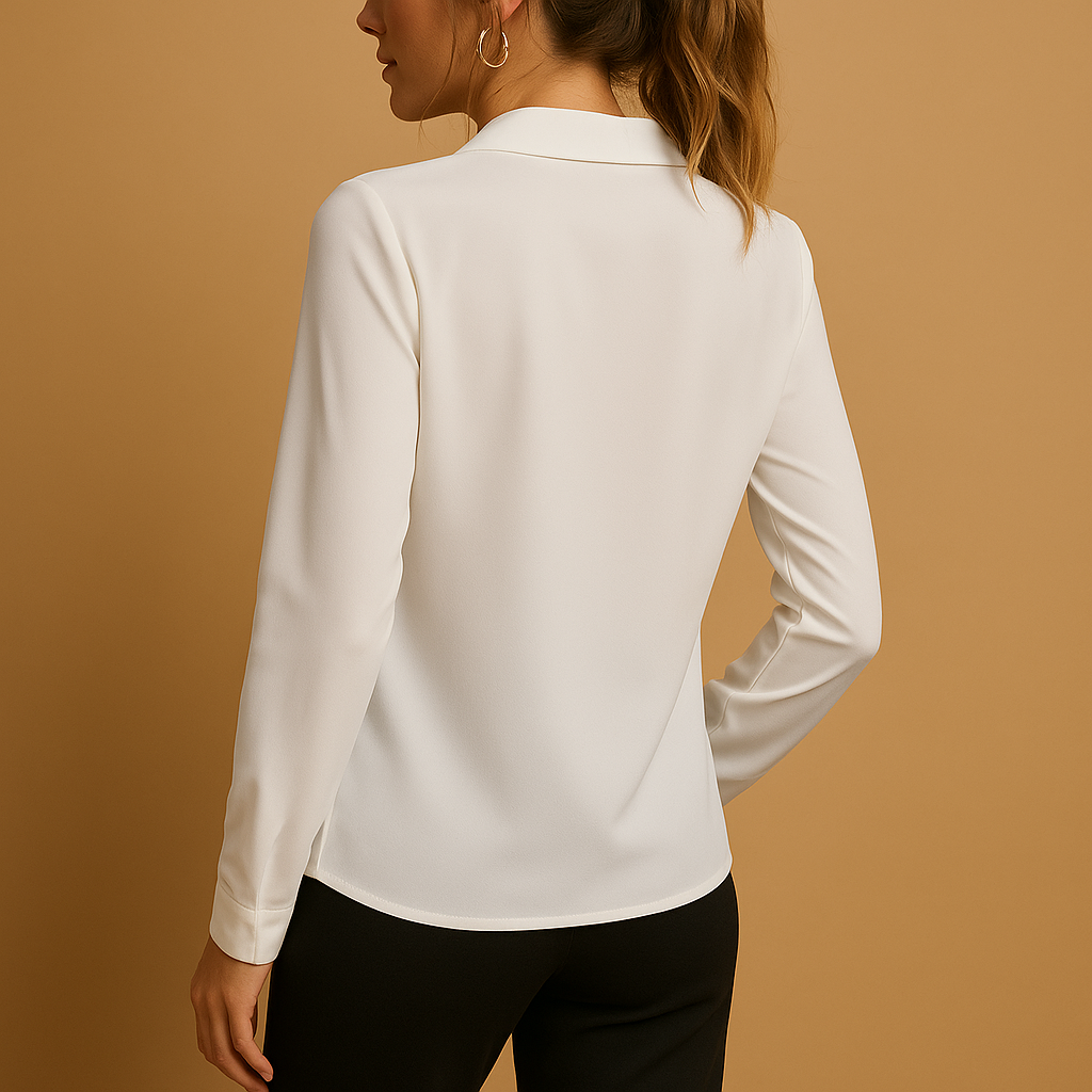 Elegante Damen Bluse mit Klassischem Kragen für Büro & Freizeit | Lache-Zermatt Boutique