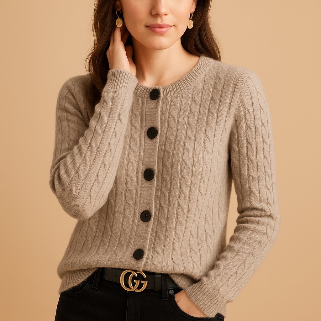 Elegante Wollweste mit Knopfverschluss für Damen | Kate-Zermatt Boutique