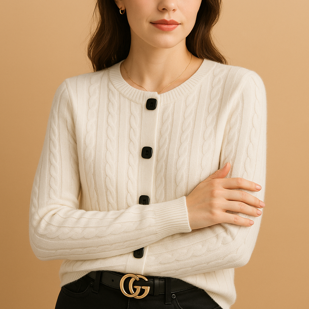 Elegante Wollweste mit Knopfverschluss für Damen | Kate-Zermatt Boutique