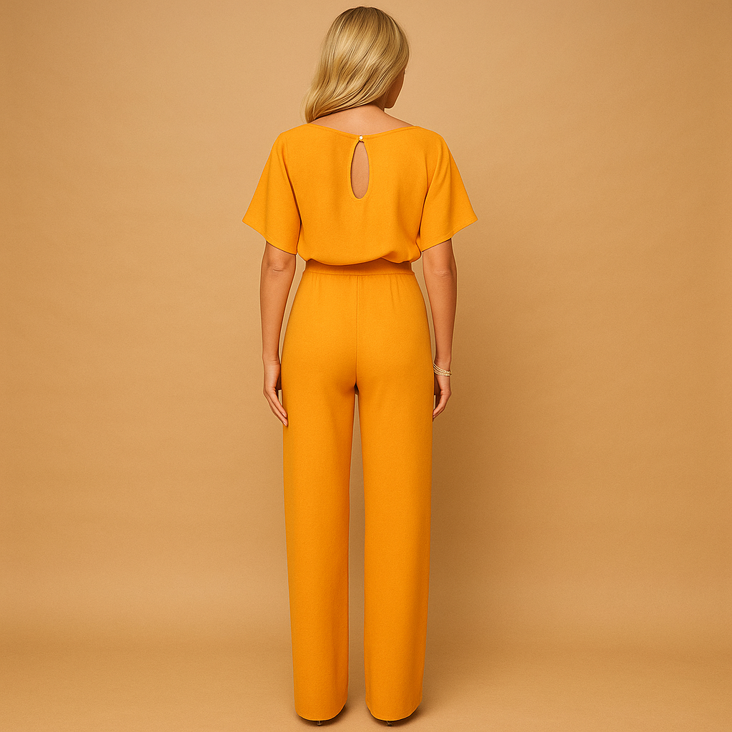 Eleganter Overall für Damen mit Spitzendetails und hohem Taillenschnitt | Tessa-Zermatt Boutique