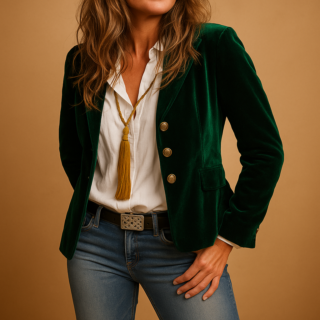 Eleganter Slim-Fit Blazer mit Taschen für formelle Anlässe | Evelien-Zermatt Boutique