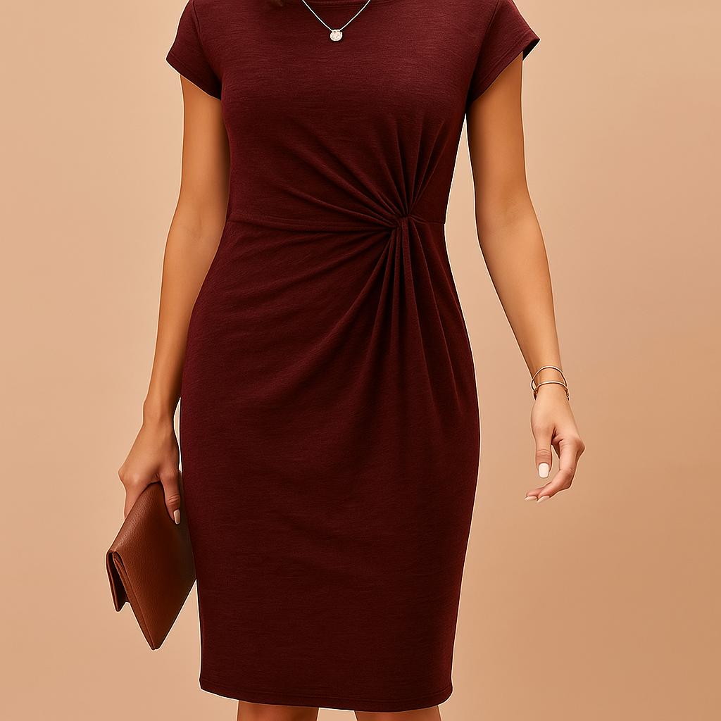 Elegantes Damenkleid mit schmeichelnder Passform für festliche Anlässe | Romy-Zermatt Boutique