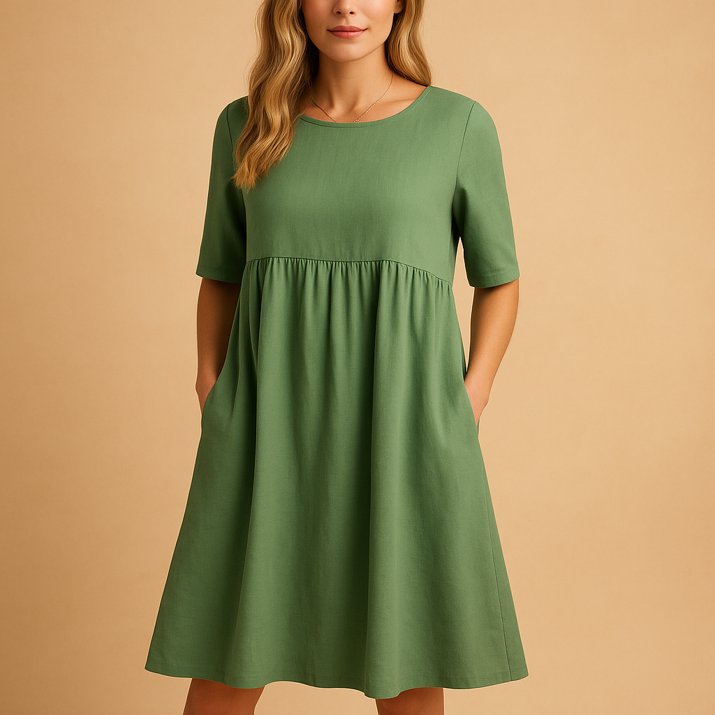 Elegantes Midi Kleid für Damen im Vintage Stil | Mila-Zermatt Boutique