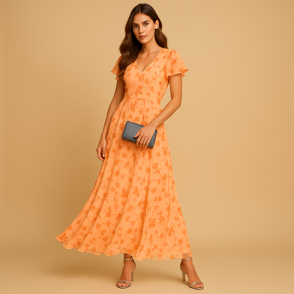 Elegantes Midi-Kleid für festliche Anlässe | Linde-Zermatt Boutique