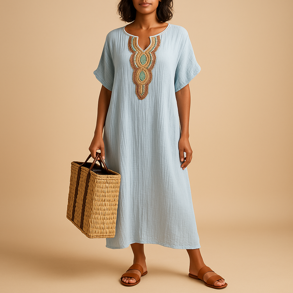 Elegantes Sommerkleid für Damen mit fließender Passform | Ismay-Zermatt Boutique