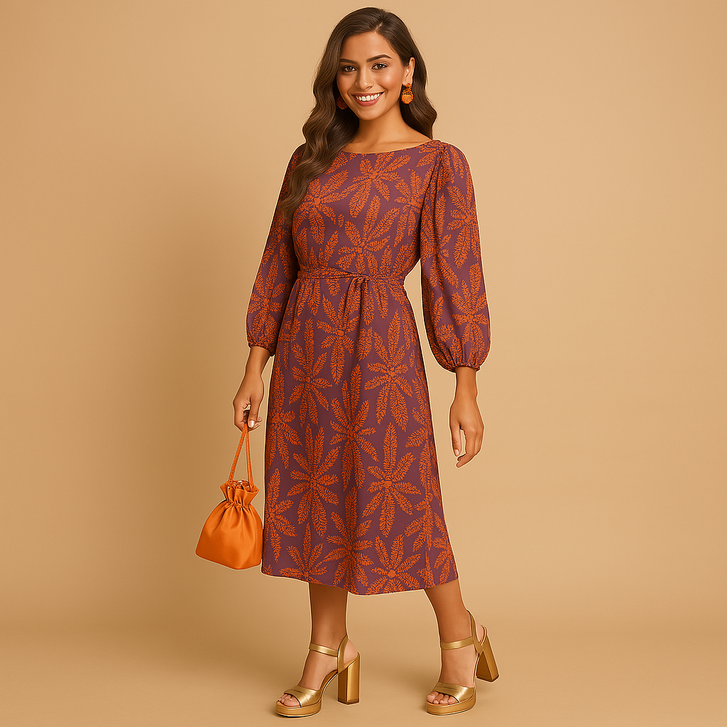 Festliches Damenkleid mit schmeichelnder Silhouette | Yara-Zermatt Boutique