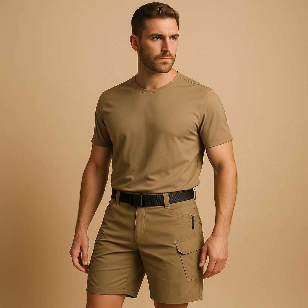 Frachtshorts für Männer mit schnelltrocknendem Stoff und Taschen | Timo-Zermatt Boutique