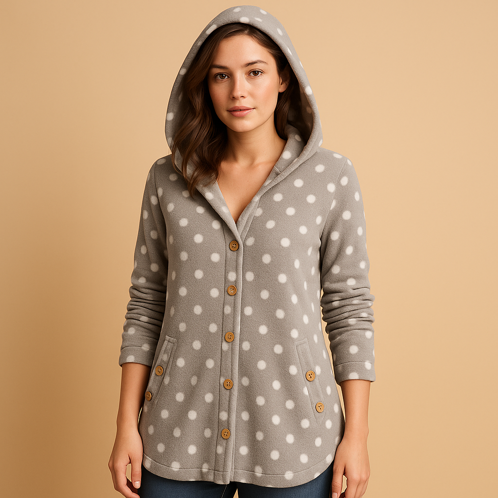 Jacke Damen Reversible Fleecejacke mit Kapuze | Bexley-Zermatt Boutique