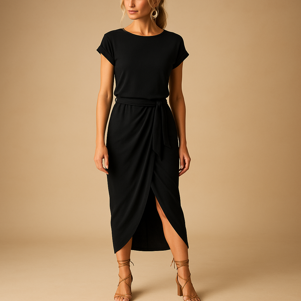 Leichtes Sommerkleid für Damen mit kurzen Ärmeln | Augustinus-Zermatt Boutique