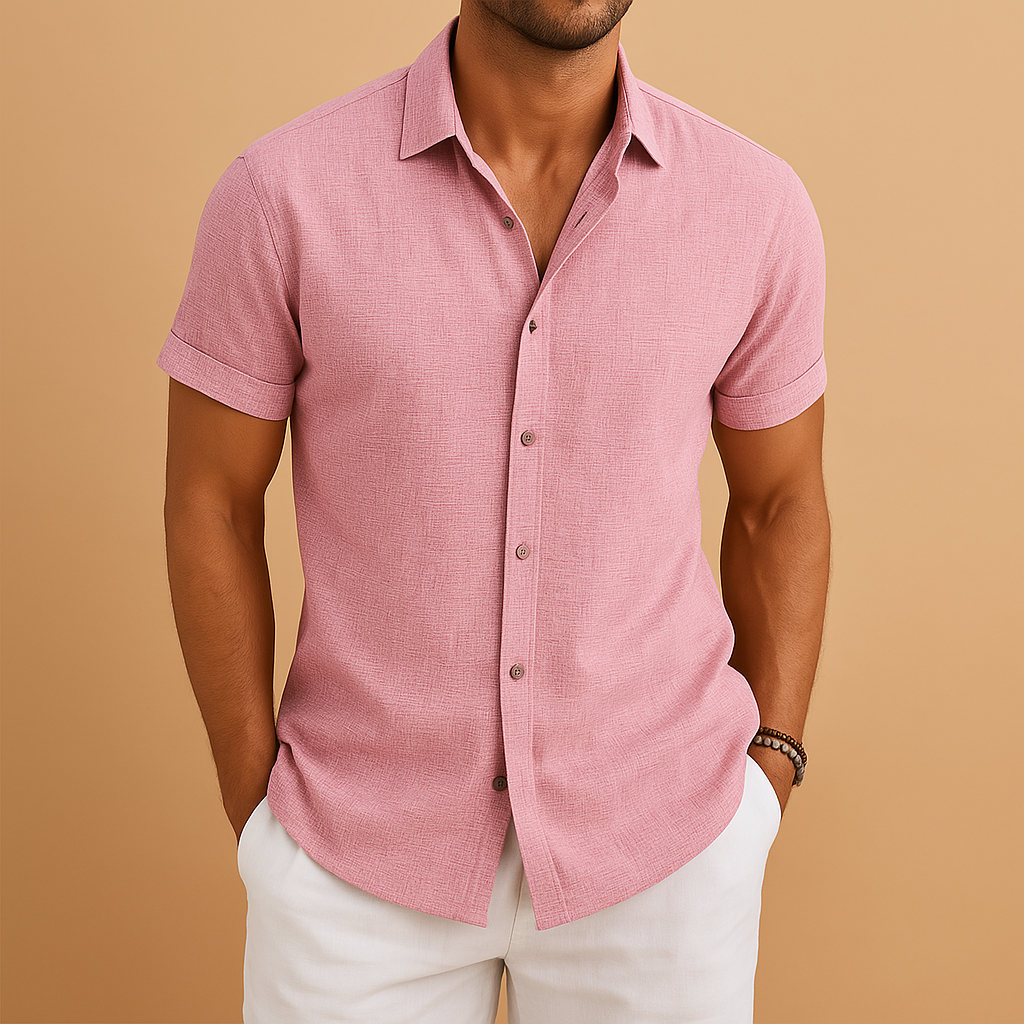 Leinenhemd Herren mit moderner Passform für stilvolle Looks | Niels-Zermatt Boutique