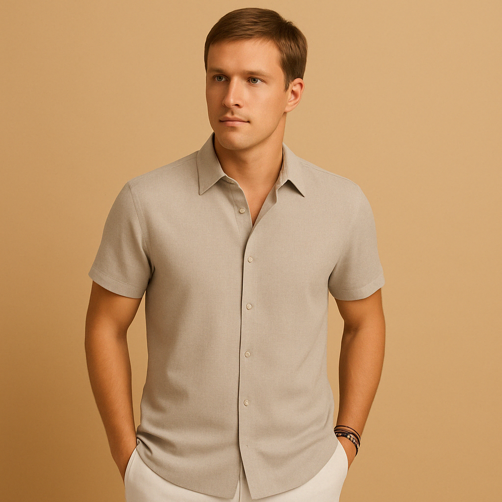 Leinenhemd Herren mit moderner Passform für stilvolle Looks | Niels-Zermatt Boutique