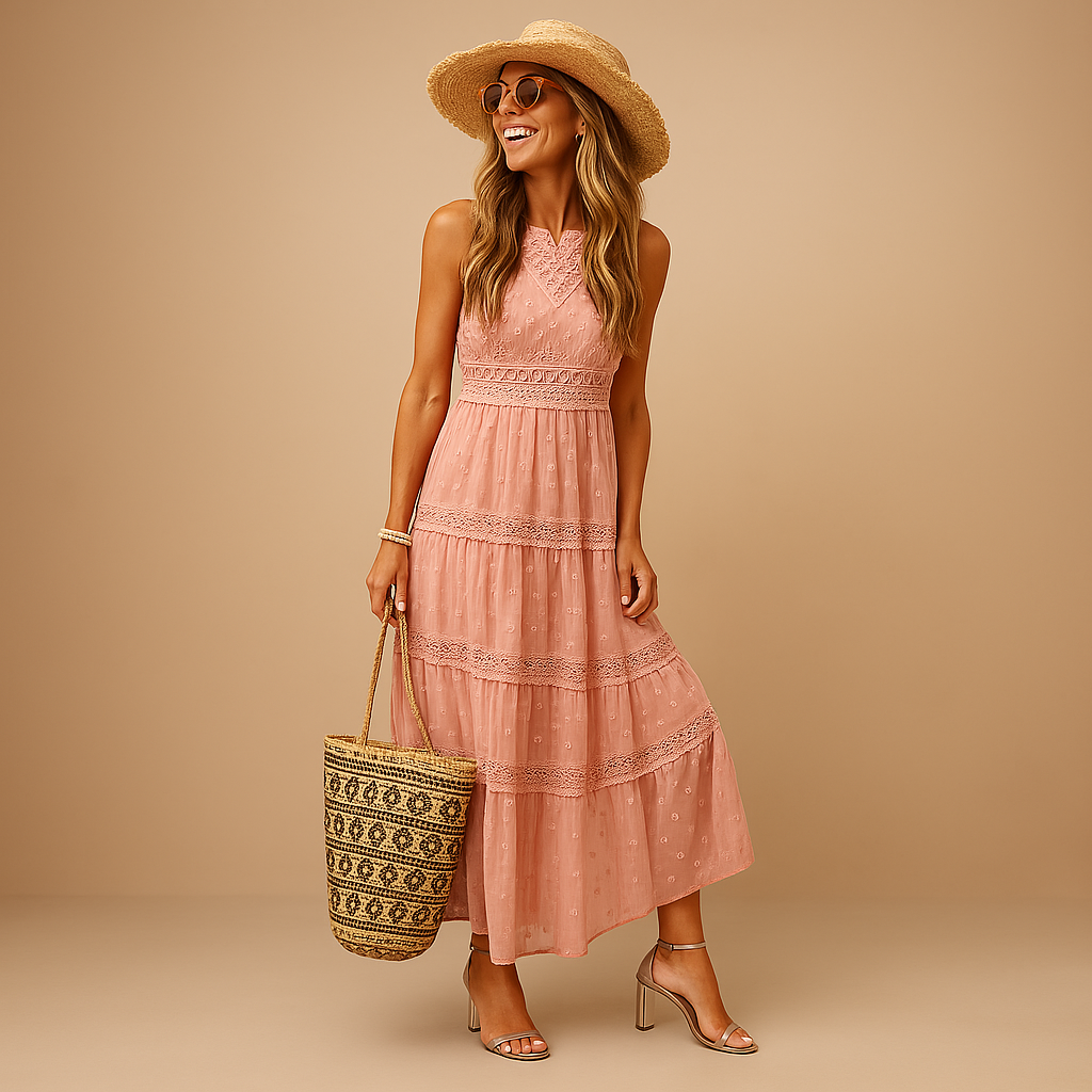 Luftiges Boho Sommerkleid für Damen im Ibiza-Stil | Lara-Zermatt Boutique