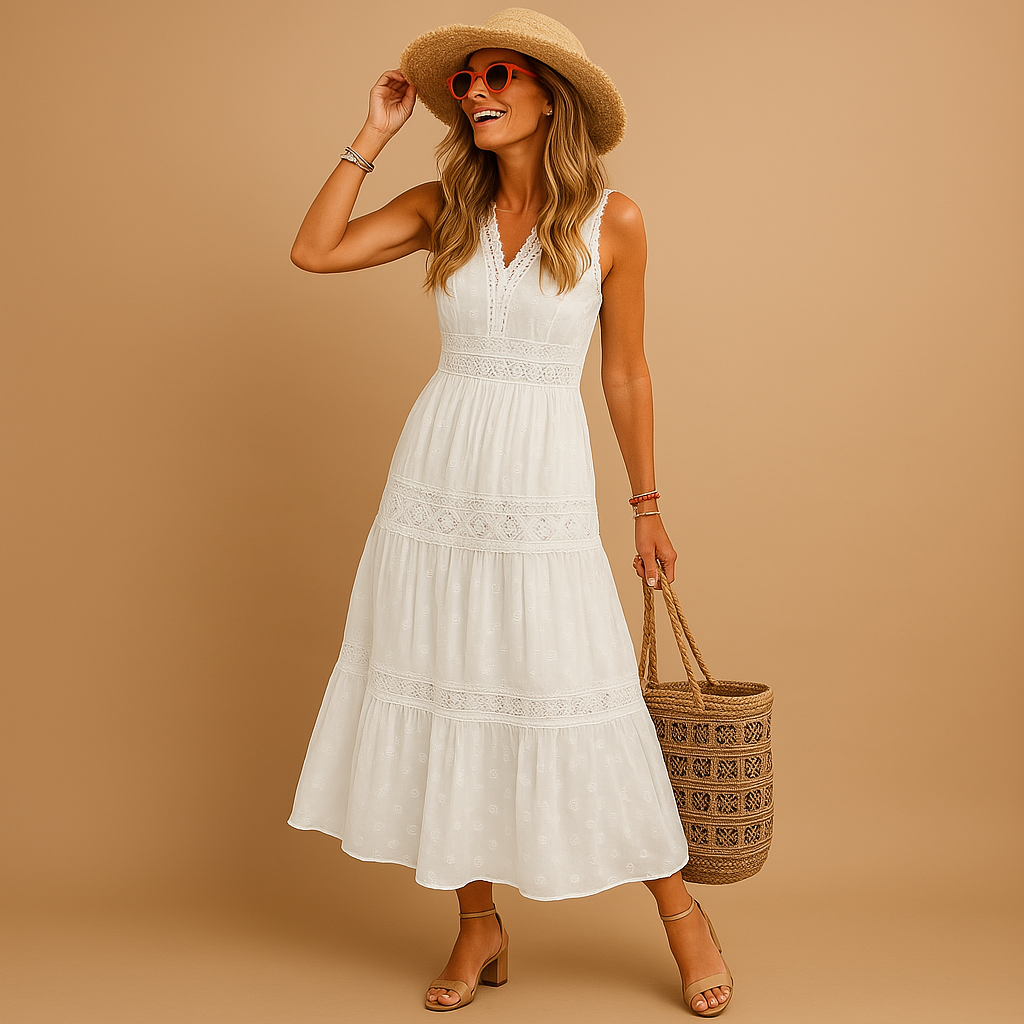 Luftiges Boho Sommerkleid für Damen im Ibiza-Stil | Lara-Zermatt Boutique