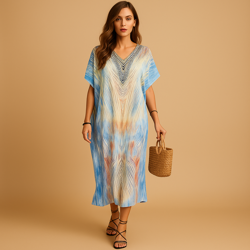 Atmungsaktives Damenkleid für Frühling und Sommer | Alma-6