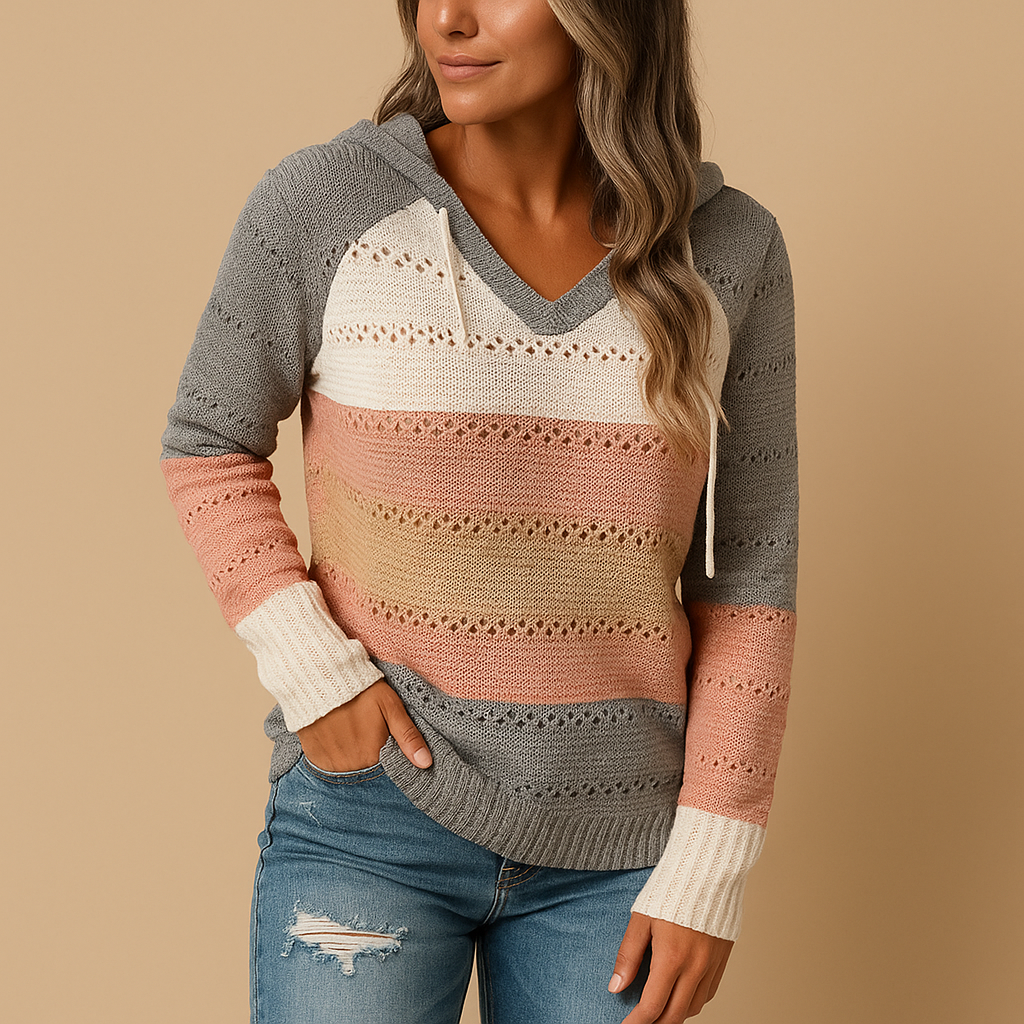 Pullover Damen im V-Ausschnitt mit entspannter Passform | Ava-Zermatt Boutique