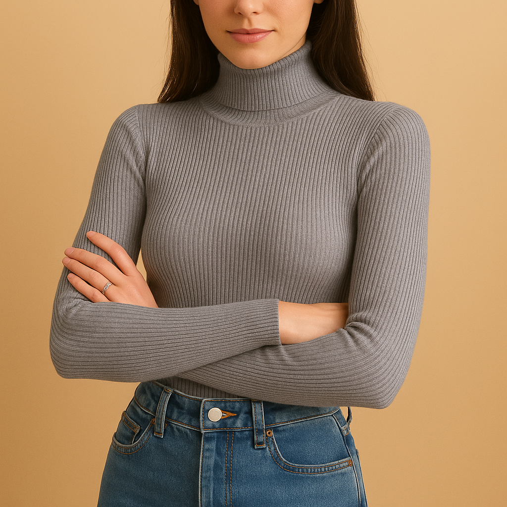 Rollkragenpullover für Damen aus Garn | Danica-Zermatt Boutique