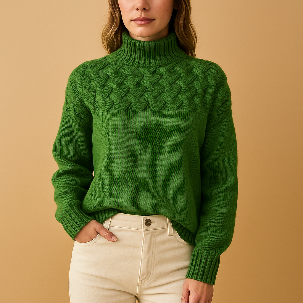 Rollkragenpullover für Damen aus weichem Strick | Sansa-Zermatt Boutique