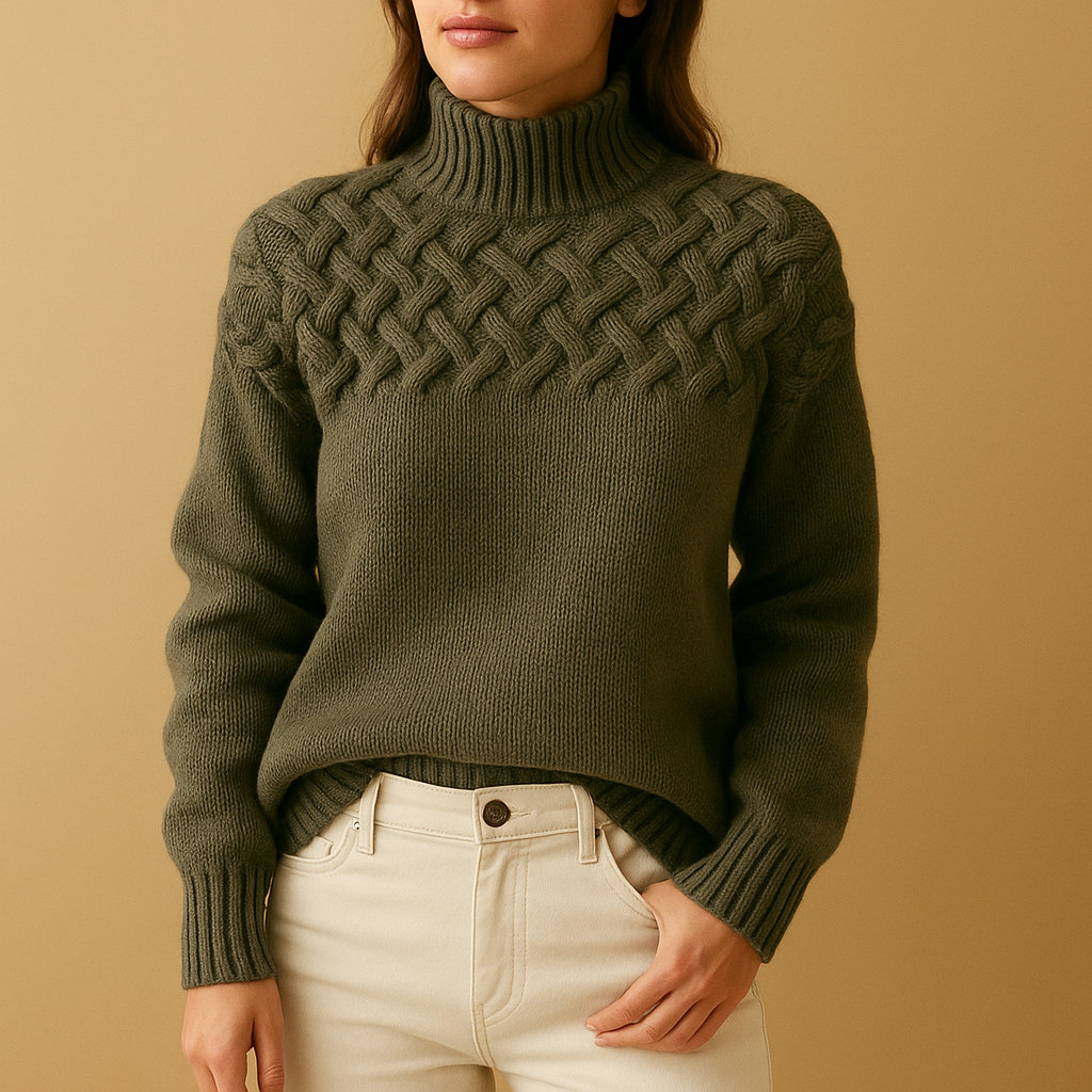 Rollkragenpullover für Damen aus weichem Strick | Sansa-Zermatt Boutique