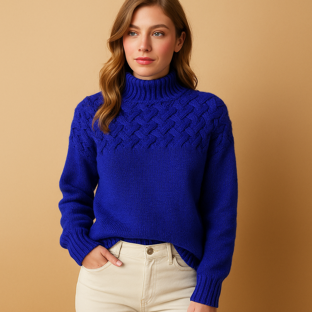 Rollkragenpullover für Damen aus weichem Strick | Sansa-Zermatt Boutique