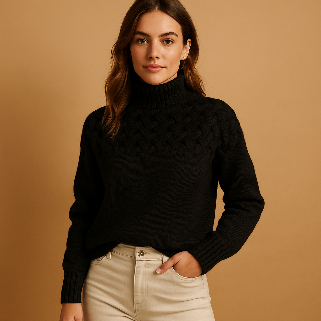 Rollkragenpullover für Damen aus weichem Strick | Sansa-Zermatt Boutique