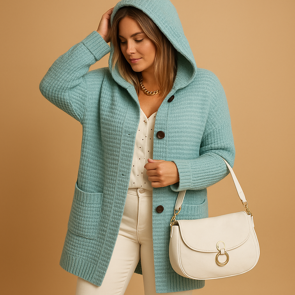 Strickjacke Damen mit Offener Front aus Weichem Strickstoff | Elara-Zermatt Boutique