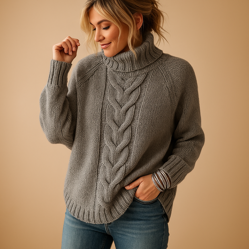 Strickpullover Damen in Langer, Klobiger Passform für Winter | Verica-Zermatt Boutique