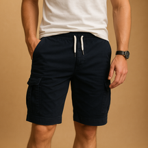 Atmungsaktive Frachtshorts mit elastischem Bund für Männer | Jelle-Zermatt Boutique