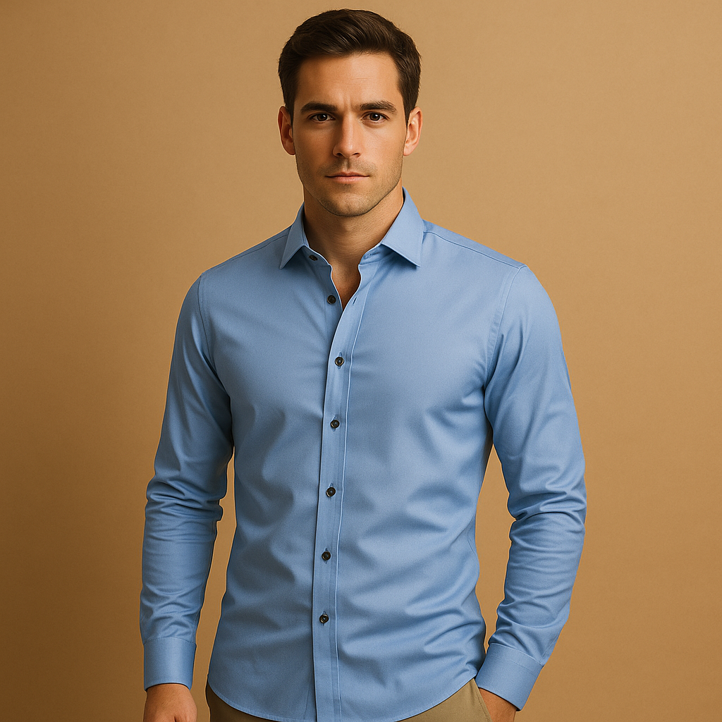 Atmungsaktives Herrenhemd Slim Fit mit Stretch für höchsten Komfort | Ruben-Zermatt Boutique