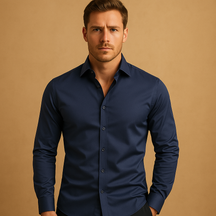 Atmungsaktives Herrenhemd Slim Fit mit Stretch für höchsten Komfort | Ruben-Zermatt Boutique