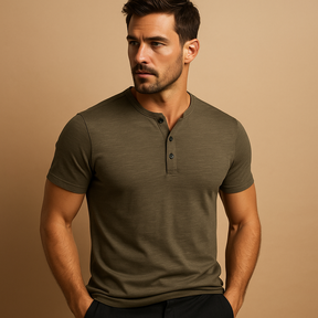 Baumwoll T-Shirt für Männer mit zeitloser Passform | Cuyler-Zermatt Boutique