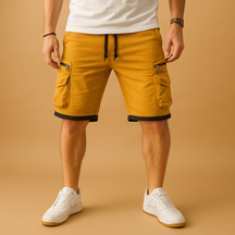 Bequeme Frachtshorts mit verstellbarem Zugkabel für Sommer | Matten-Zermatt Boutique