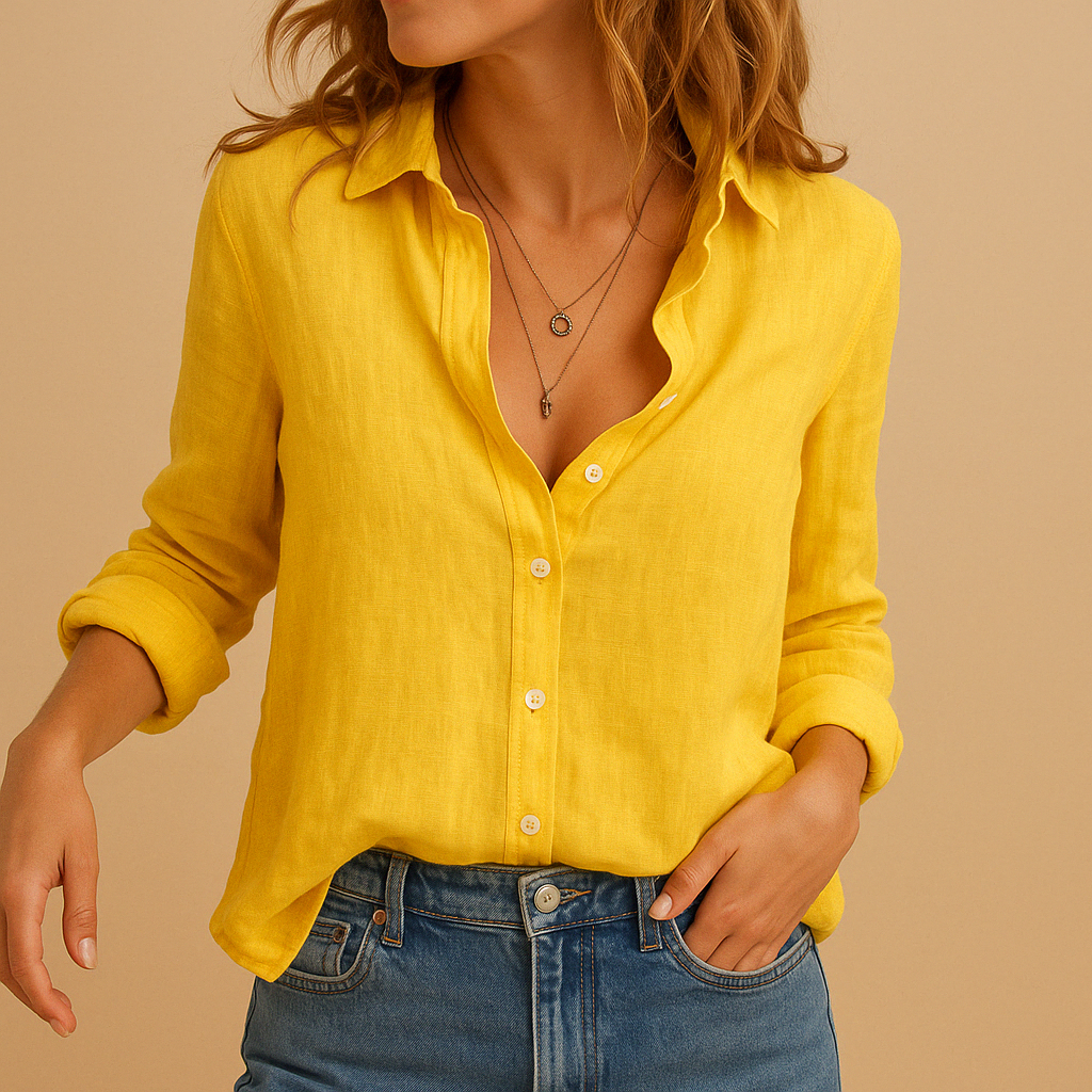 Damen Bluse aus Atmungsaktivem Stoff in Lässiger Passform | Serena-Zermatt Boutique