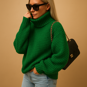 Damenpullover aus atmungsaktivem Strick in klassischem Design | Rita-Zermatt Boutique