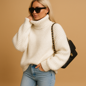 Damenpullover aus atmungsaktivem Strick in klassischem Design | Rita-Zermatt Boutique