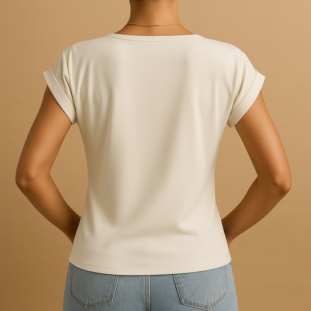 Elegante Bluse Damen mit V-Ausschnitt für stilvolle Looks | Joline-Zermatt Boutique