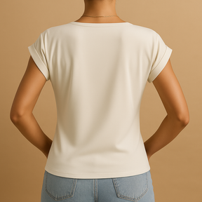 Elegante Bluse Damen mit V-Ausschnitt für stilvolle Looks | Joline-Zermatt Boutique