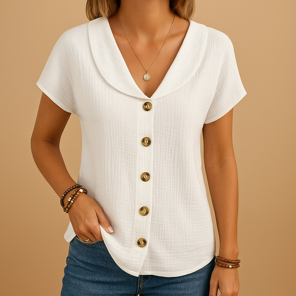 Elegante Bluse für Damen aus Baumwollmischung | Merel-Zermatt Boutique