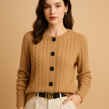 Elegante Wollweste mit Knopfverschluss für Damen | Kate-Zermatt Boutique