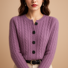 Elegante Wollweste mit Knopfverschluss für Damen | Kate-Zermatt Boutique