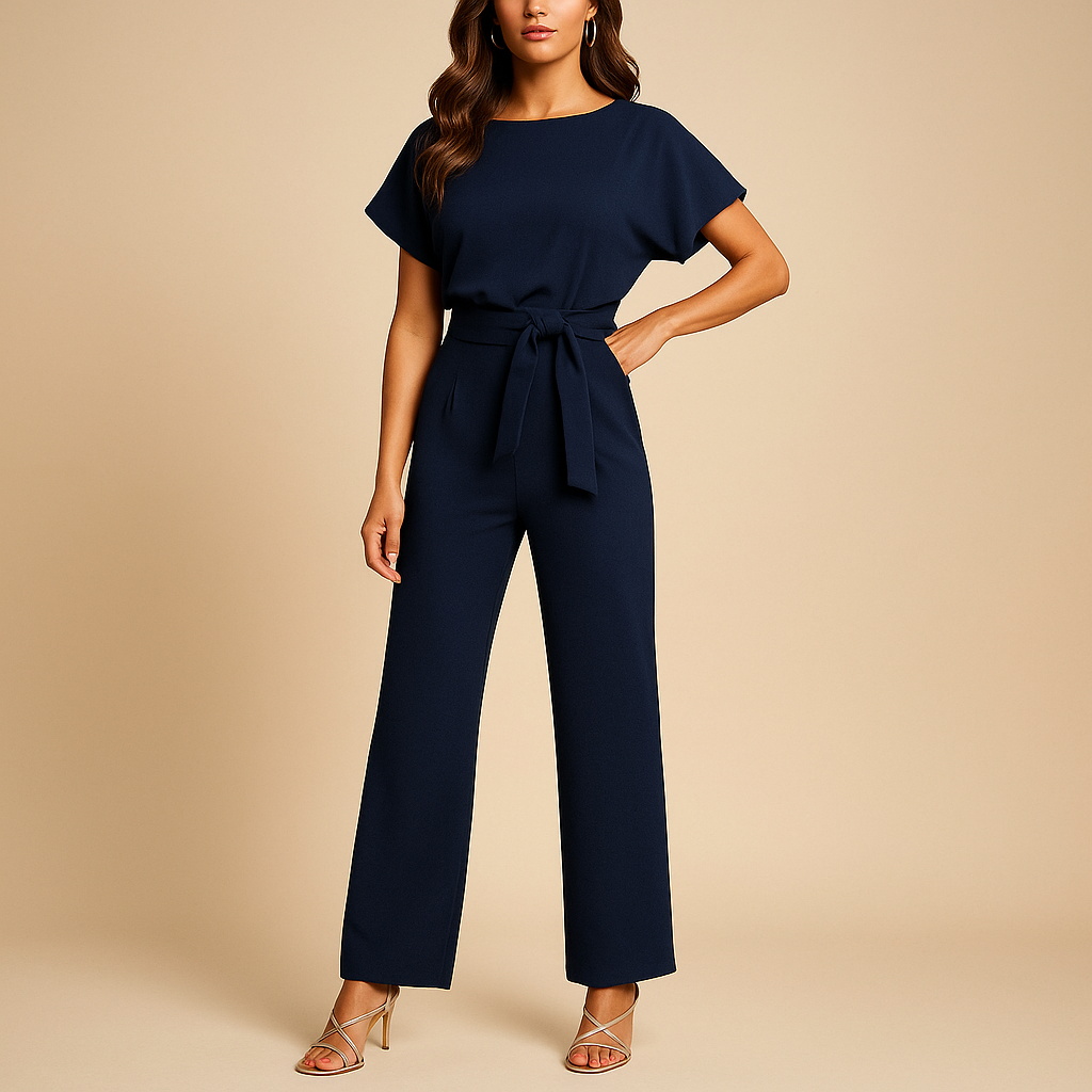 Eleganter Overall für Damen mit Spitzendetails und hohem Taillenschnitt | Tessa-Zermatt Boutique