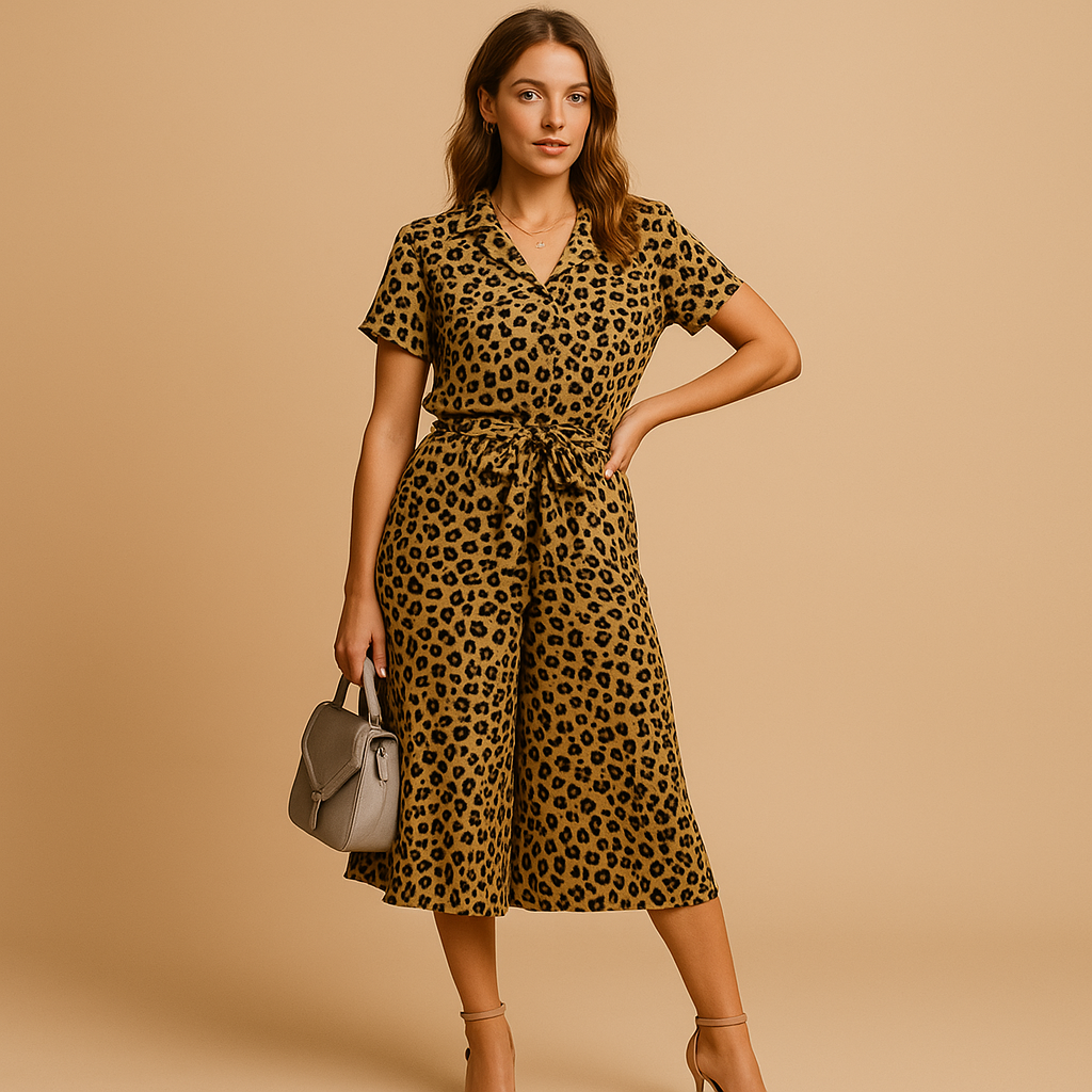 Festliches Midi-Kleid mit kurzen Ärmeln für Damen | Clara-Zermatt Boutique
